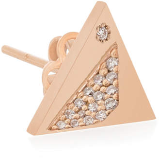 Shamsa Alabbar Single Tricrop Zen Earring with Diamonds