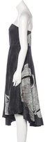 Thumbnail for your product : Tibi Linen Abstract Print Dress w/ Tags