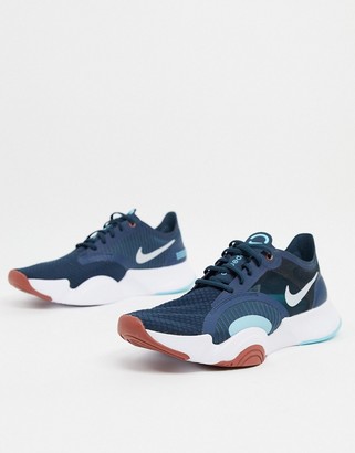 Nike Training SuperRep go trainers in blue