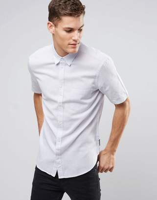 French Connection Linen Shirt With Short Sleeves