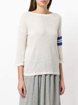 Thumbnail for your product : Bellerose contrast-sleeve embroidered top