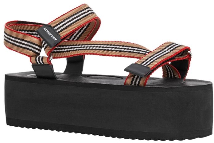 burberry platform sandals