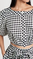 Thumbnail for your product : Tory Burch Button Front Printed Blouse