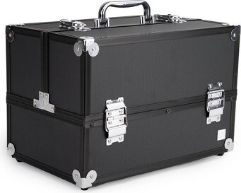 Caboodles CaboodlesLargePrimpedandPrimedTrainCase-Black-13.7oz