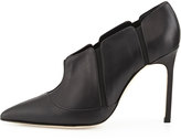 Thumbnail for your product : Manolo Blahnik Desolada Stretch-Inset Ankle Boot, Black