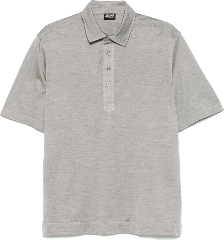 Ermenegildo Zegna Short-Sleeve Polo Shirt