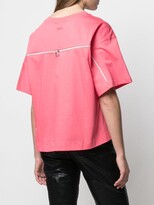 Thumbnail for your product : Diesel zip-detail cotton T-Shirt