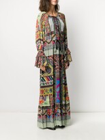 Thumbnail for your product : Etro Pleated Patterned Maxi Dress