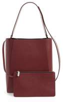 Thumbnail for your product : Calvin Klein Medium Calfskin Leather Bucket Bag with Removable Pouch