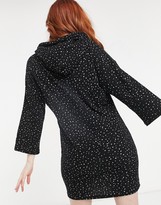 Thumbnail for your product : JDY hooded sweatshirt dress in ditsy floral print