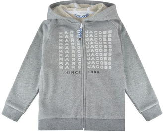 Marc Jacobs Junior Boys Logo Hooded Zip Sweatshirt
