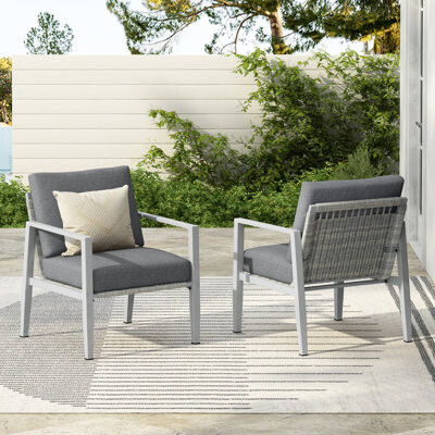 hernansofa [Set Of 2]Aluminum Lounge Chair