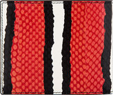 Thumbnail for your product : Givenchy Red Snakeskin Bifold Wallet