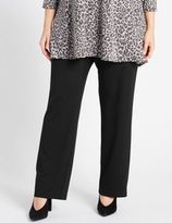 Thumbnail for your product : Marks and Spencer PLUS Ponte Slim Leg Trousers