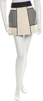Victoria Beckham Textured Mini Skirt