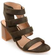 Thumbnail for your product : Brinley Co. Brinley Womens Caged Faux Suede Cut-out Heel Strappy Sandals