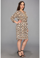 Thumbnail for your product : MICHAEL Michael Kors Size Print Chain Tie Dress