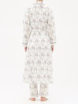 Thumbnail for your product : Emilia Wickstead Amana Floral-print Cotton Robe - White Print