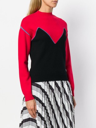 MSGM Colour-Block Sweater
