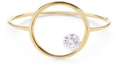 Thumbnail for your product : THE ALKEMISTRY 18kt yellow gold Echo eclipse drilled diamond circle ring