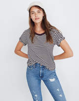 Thumbnail for your product : Madewell Rivet & Thread Oversized Crop Tee in Stripe