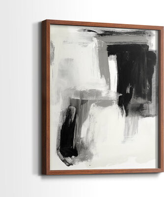 Brayden Studio ABSTRACT Series DCCLXXII -Premium Framed Print -Ready to Hang - No Nails Required