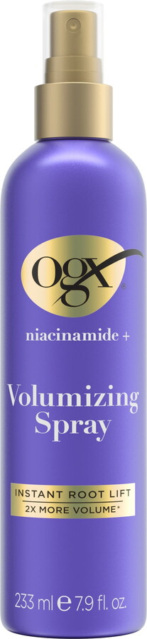 OGX Niacinamide + Volumizing Spray, Root Lifting Spray, 7.9 fl. oz