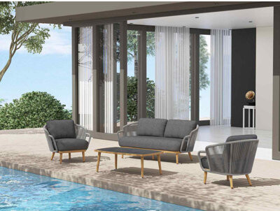 Murcano Pavia 4 - Person Outdoor Seating Group with Cushions