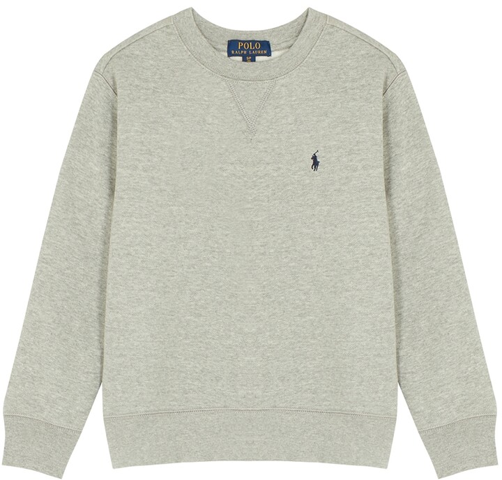polo sweatshirt grey
