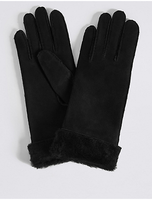 M&S Collection Leather Gloves