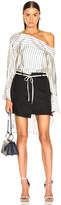 Thumbnail for your product : Monse Shirt Back Skirt in Black | FWRD