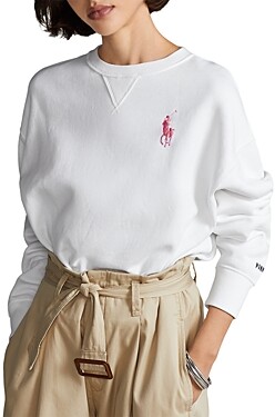 polo ralph lauren cropped sweatshirt