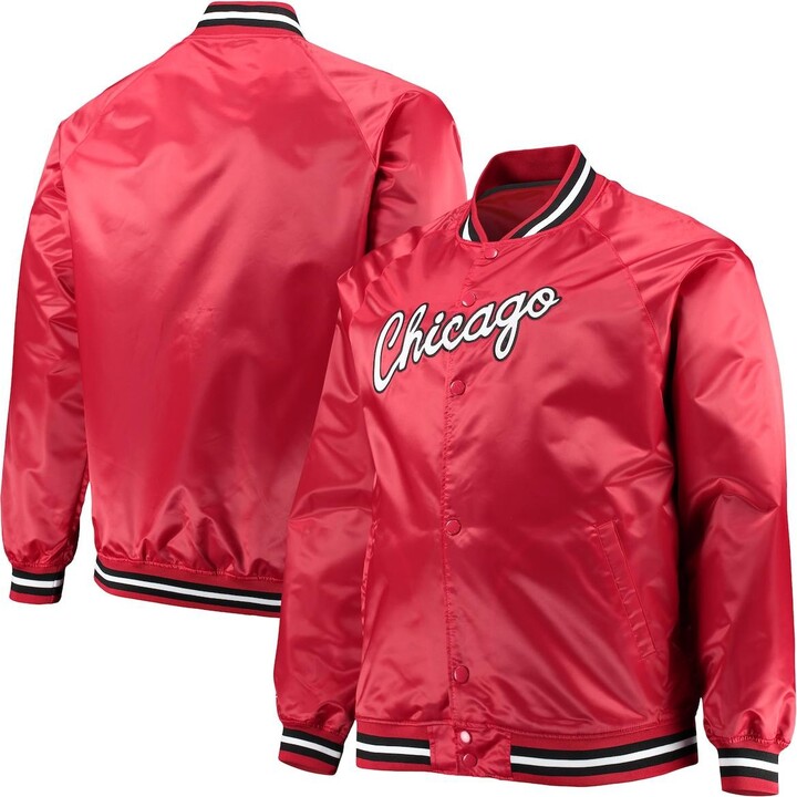 Satin White Chicago Bulls Jacket - Jacket Makers