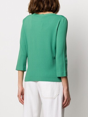 Nuur Long Sleeve Relaxed Knit Top
