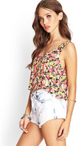 Thumbnail for your product : Forever 21 Vibrant Floral Flare Tank