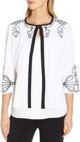 Thumbnail for your product : Ming Wang Embroidered Jacket