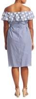Thumbnail for your product : Marina Rinaldi, Plus Size Denver Off-The-Shoulder Dress
