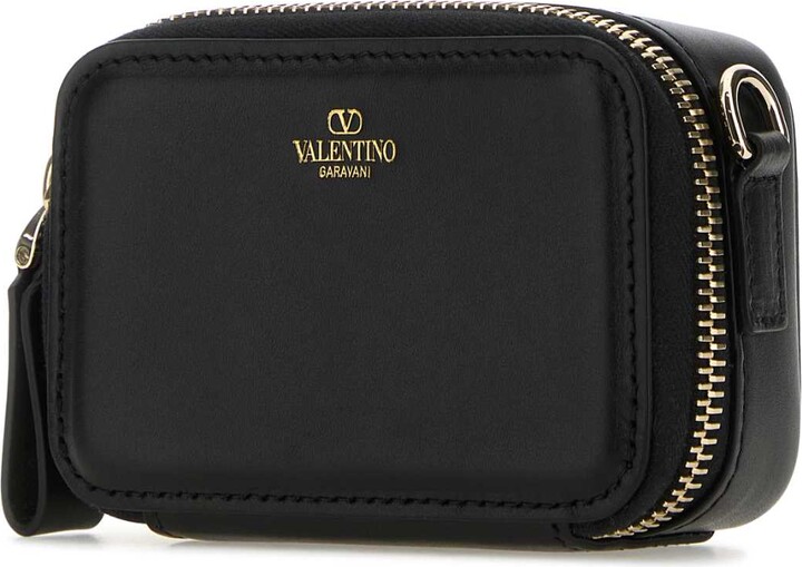Valentino Garavani Black Leather Wallet