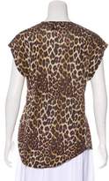 Thumbnail for your product : IRO Linen Leopard Print Top