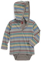 Thumbnail for your product : Tea Collection 'Berg' Hooded Stripe Bodysuit (Baby)
