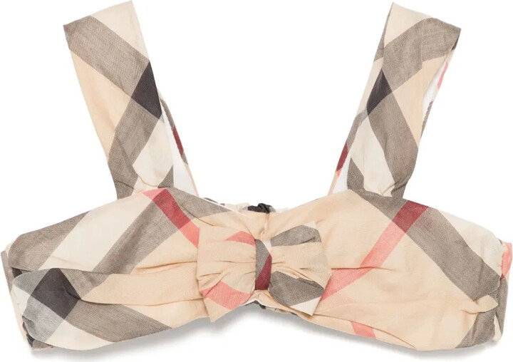Burberry Children Check-Print Swimsuit