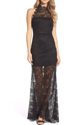 Ali & Jay Black Lace Gown