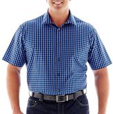 Thumbnail for your product : Claiborne Short-Sleeve Woven Shirt-Big & Tall