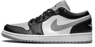 black white and gray jordans