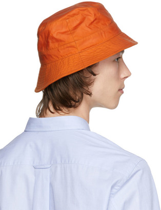 Barbour Orange Norse Projects Edition Wax Sports Hat