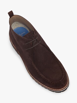 Oliver Sweeney Leith Suede Chukka Boots, Chocolate