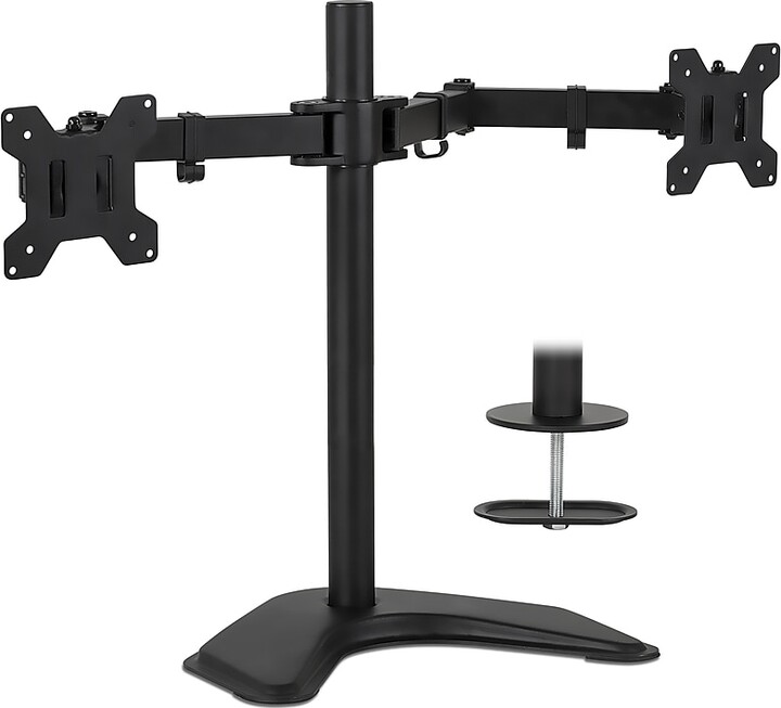 Mount-it Mount-It! Adjustable Dual Stand, Up to 32" Monitors, Black (MI-2781B)