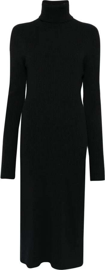 Fabiana Filippi Ribbed-Knit Midi Dress