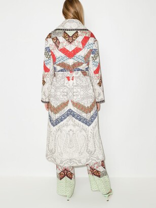 Etro Floral Patchwork Quilted Coat