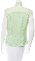 Thumbnail for your product : Roberto Cavalli Silk Sleeveless Top w/ Tags